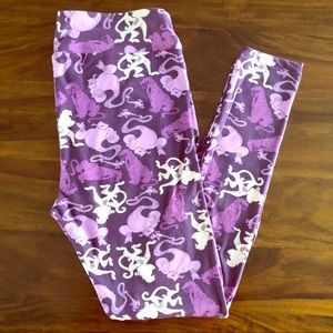 TC LuLaRoe Disney Aladdin Leggings NWT